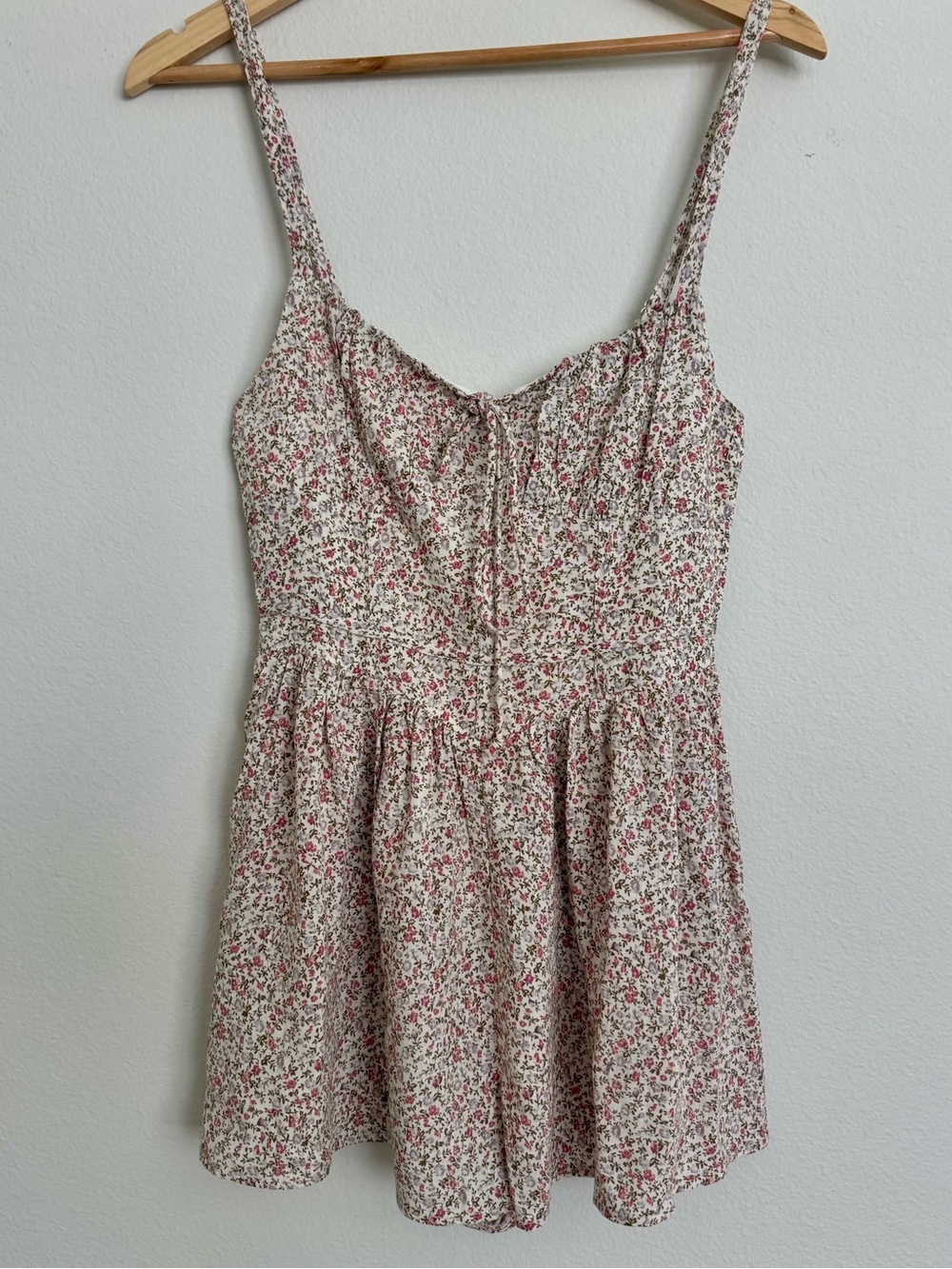 Sky to Moon Floral Ditsy Spaghetti Strap Sundress S Cottagecore,Dreamy, Summer